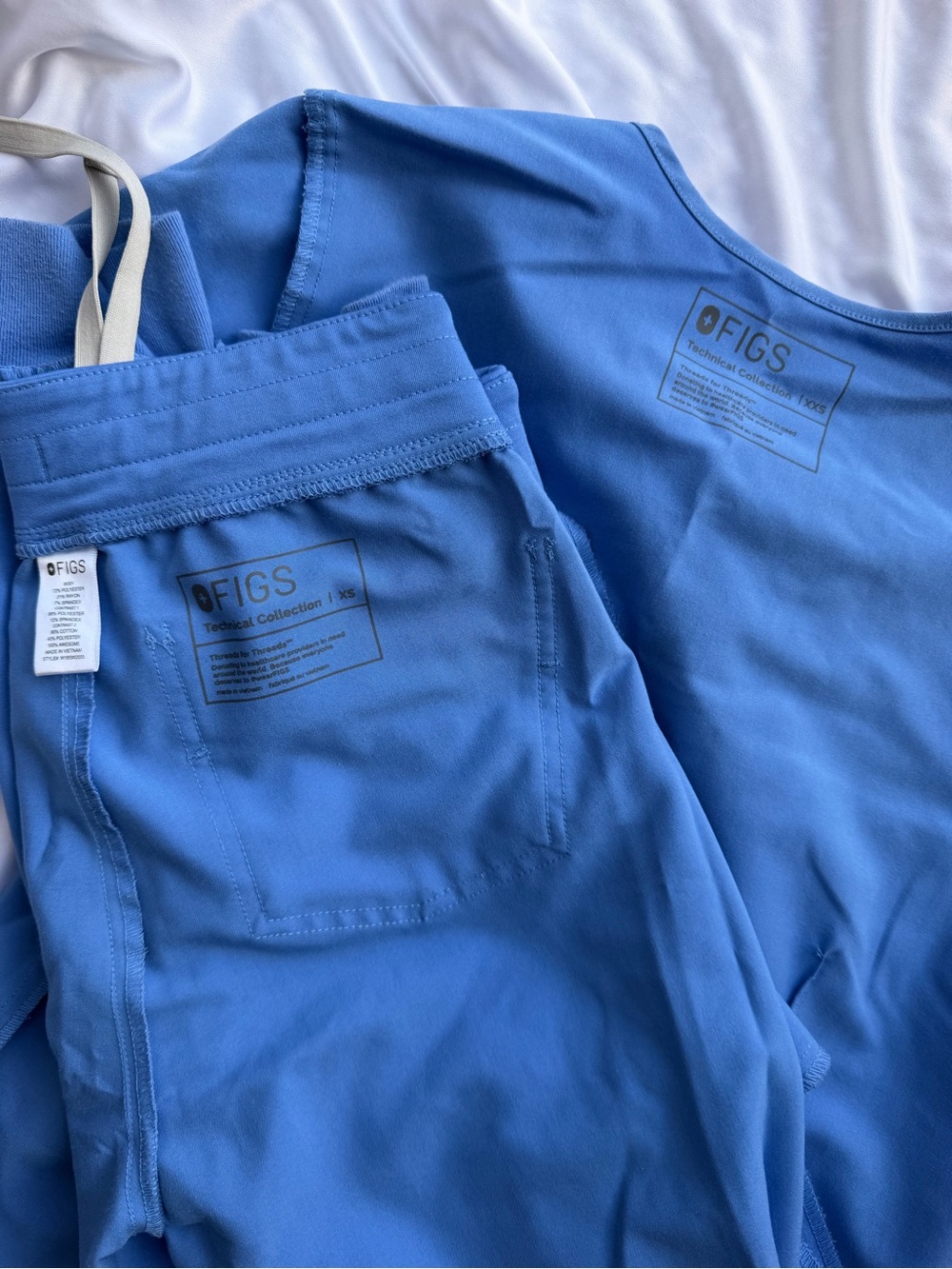 Figs Medical Scrub Set Bundle in Teal, Sky Blue, Black, Khaki, Gray - Picture 4 of 16